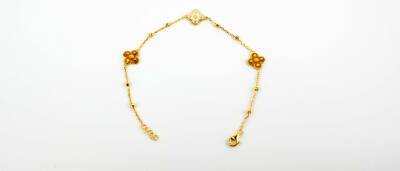 MİNELİ VAN CLEEF ALTIN BİLEKLİK - 2