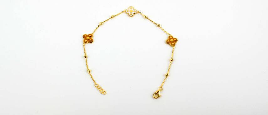 MİNELİ VAN CLEEF ALTIN BİLEKLİK - 2