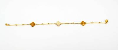 MİNELİ VAN CLEEF ALTIN BİLEKLİK - 3