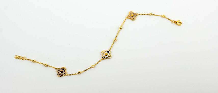 MİNELİ VAN CLEEF ALTIN BİLEKLİK - 1