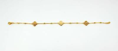 MİNELİ VAN CLEEF ALTIN BİLEKLİK - 3