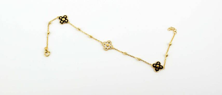 MİNELİ VAN CLEEF ALTIN BİLEKLİK - 1