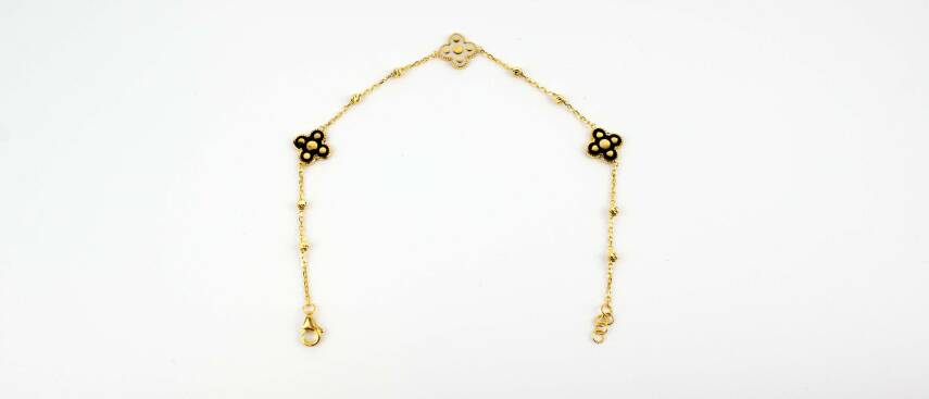 MİNELİ VAN CLEEF ALTIN BİLEKLİK - 2
