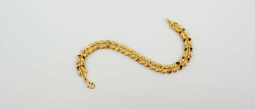 AYNALI BAŞAK ALTIN BİLEKLİK - 1