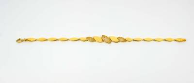 OVAL SÜZME ALTIN BİLEKLİK - 3