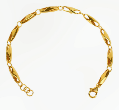 PİRAMİT KESİM ALTIN BİLEKLİK - 