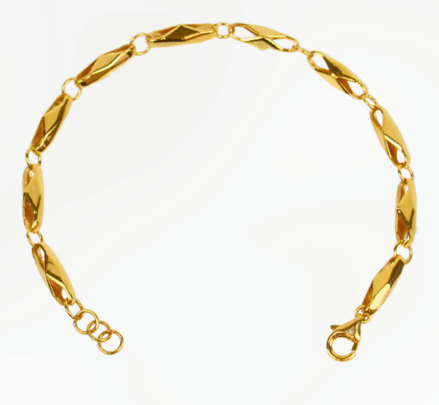 PİRAMİT KESİM ALTIN BİLEKLİK - 1