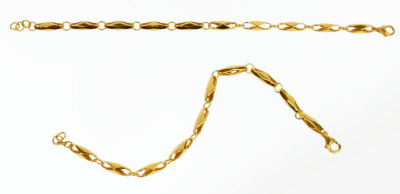 PİRAMİT KESİM ALTIN BİLEKLİK - 2