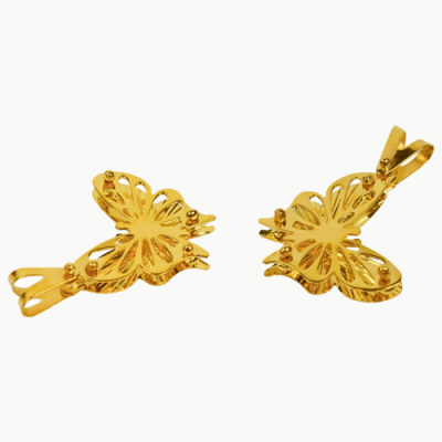 KELEBEK ALTIN KOLYE UCU - 2