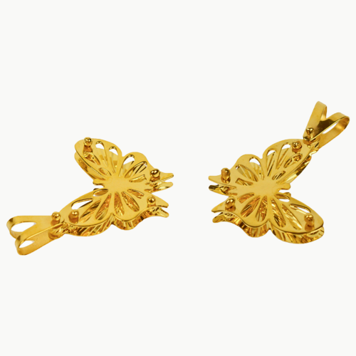 KELEBEK ALTIN KOLYE UCU - 2