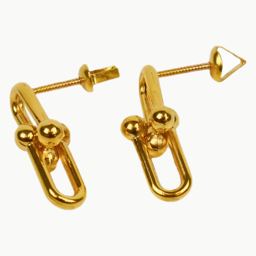 TİFFANY ALTIN KÜPE - 2