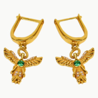 ANKA KUŞU ALTIN KÜPE - 