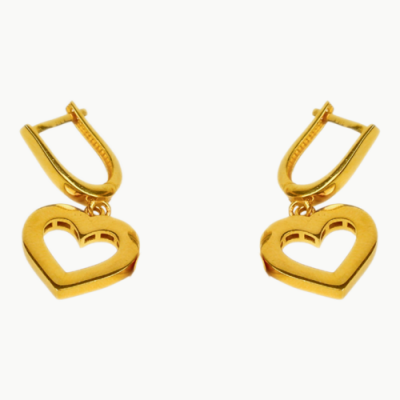 KALPLİ ALTIN KÜPE - 